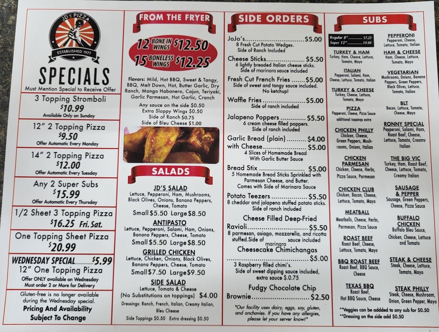 J D's Pizza